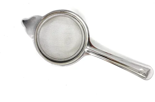 Miniatura 4 de Colador de acero inoxidable, tamiz de drenaje, utensilios de cocina perfectos para té, sopa de lentejas y jugo de ~ 3 pulgadas, por la marca Rani