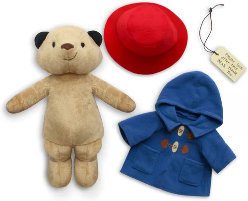 Miniatura 3 de YOTTOY Colección Paddington Bear Peluche clásico de oso Paddington sentado - 8.5 pulgadas de alto
