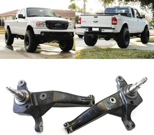 Miniatura 8 de RTZ - Compatible con Ford Ranger Pickup 98-00, husillos de elevación delanteros de 6 pulgadas + espaciadores de resorte helicoidal + kit de bloque