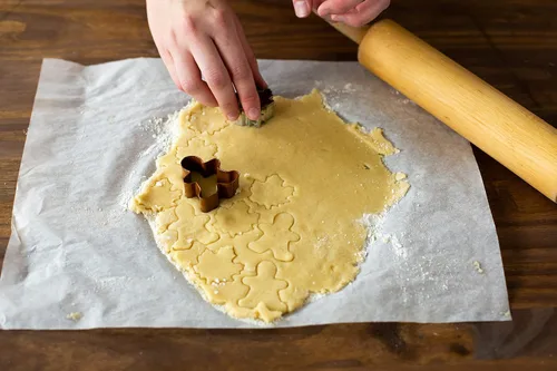 Miniatura 4 de Old School Brand™ Mezcla de galletas de azúcar – 16 onzas Hace alrededor de 24 galletas doradas de vainilla caseras Horneado para vacaciones