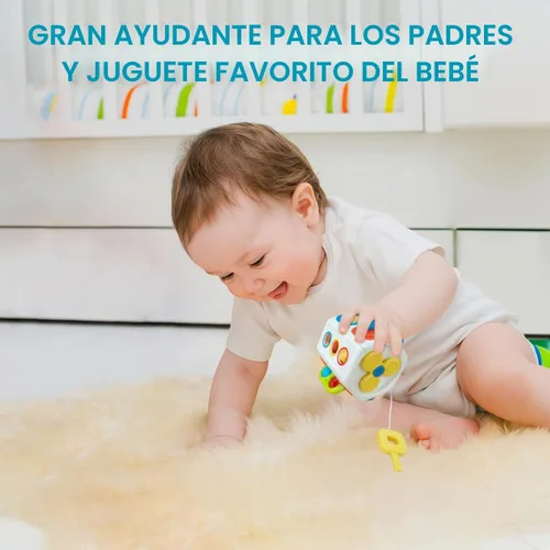 Miniatura 7 de Cubo de Actividades para Niños Pequeños de 1 Año, Juguetes Montessori para 1 Año - Regalos Ideales para Niños y Niñas de 1 Año - Juguetes de Viaje