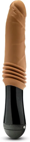 Miniatura 8 de Blush Dr. Skin Dr. Arthur - Consolador grande vibrante, giratorio y empujador de 10.5 pulgadas, polla de silicona para estimulación del placer