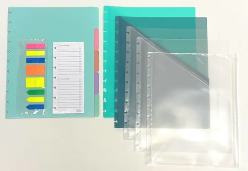 Miniatura 50 de Talia - Repuestos para cuaderno de espiral (páginas punteadas, Junior (5.5 x 8.5 pulgadas))