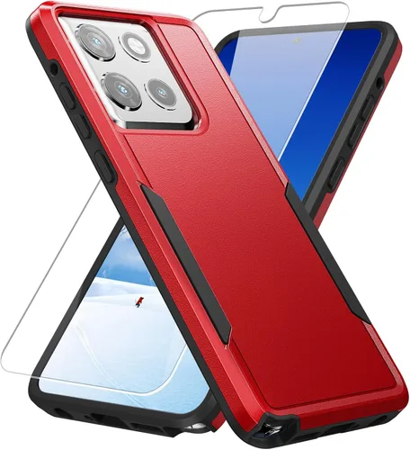 Miniatura 28 de Funda para Moto G Stylus 5G 2022, con Protector de Pantalla, [Probada contra Caídas de Grado Militar] Funda Protectora de Servicio Pesado Resistente