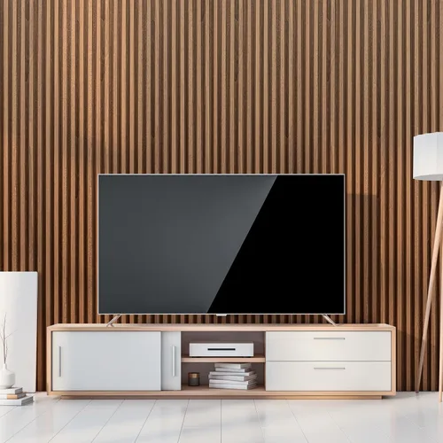 Miniatura 9 de Art3dwallpanels Paneles de pared de listones de madera, paneles de pared 3D insonorizados WPC de 104 x 6.7 pulgadas para decoración de pared Roble