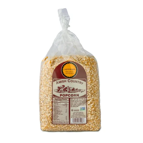 Miniatura 17 de Amish Country Popcorn Bolsa de 1 libra Granos de palomitas de maíz Ladyfinger A la antigua, sin OGM y sin gluten