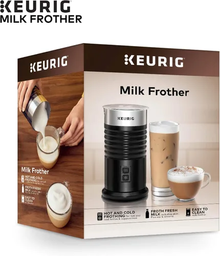 Miniatura 2 de Espumador Independiente Keurig Funciona con Leche No Láctea, Espumado Caliente y Frío, 6 Oz, Negro