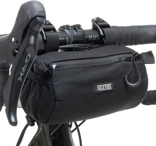 Miniatura 2 de PACK2RIDE Bolsa Perfecta para Manillar de Bicicleta - Resistente al Agua, Tela Duradera de Cordura & Bolsa para Bicicleta para Viajes Diarios