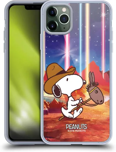 Miniatura 29 de Head Case Designs Funda de gel con licencia oficial de Peanuts Nebula Cactus Needles Snoopy Space Cowboy [protección de grado militar] compatible