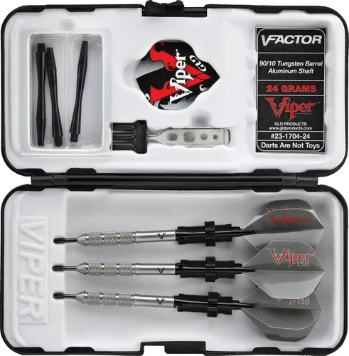 Miniatura 7 de Viper V-Factor - Dardos de punta de acero de tungsteno al 90% con estuche de almacenamiento/viaje