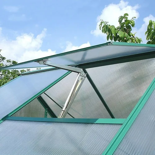 Miniatura 9 de 2 piezas de abridor automático de ventilación de techo para invernadero, abridor de ventana de invernadero solar sensible al calor, kit de Solo