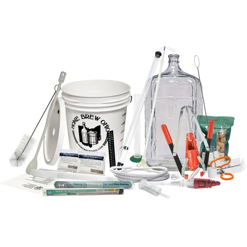 Miniatura 9 de Kit de inicio de equipo de fabricación de vino definitivo con Carboy de vidrio de 6 galones