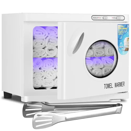 Miniatura 13 de Calentador de toallas calientes para salón de belleza, baño, gabinete de toallas calientes 2 en 1, personal, 8L de capacidad pequeña, calentadores