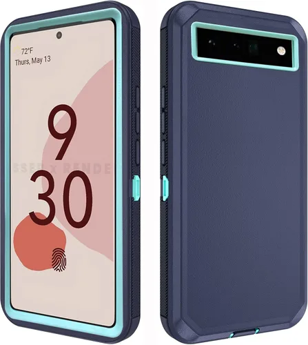 Miniatura 9 de Asuwish Funda de teléfono para Google Pixel 6 Pro, híbrida, resistente, a prueba de golpes, dura, a prueba de caídas, cuerpo completo, resistente
