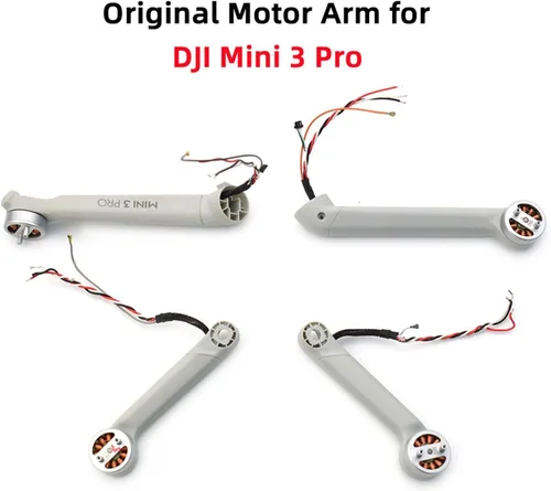 Miniatura 2 de Brazo original izquierdo derecho delantero trasero motor reemplazo para Dji Mini 3 Pro Drone reparación piezas de repuesto (color : trasero derecho)