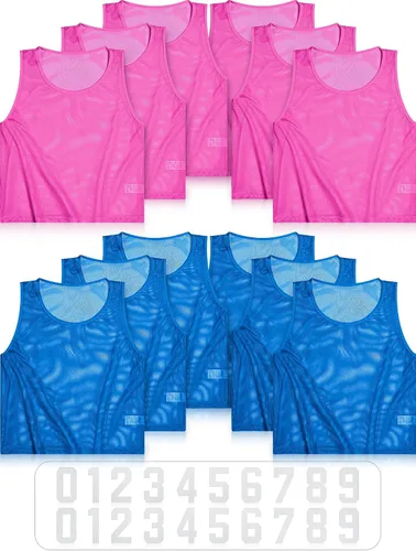 Miniatura 8 de Boyiee Chalecos de Scrimmage, Camisetas de Malla de Nylon para Práctica de Equipo Juvenil para Deportes Baloncesto Fútbol Fútbol Americano