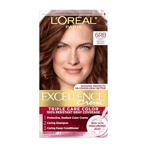 Miniatura 39 de L'Oreal Paris Excellence Crème - Tinte permanente para el cabello, color de cabello de triple cuidado, complejo Pro-Keratine para una cobertura