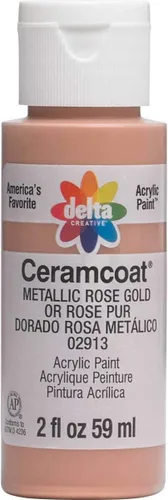 Miniatura 24 de Delta Creative Ceramcoat - Pintura acrílica metálica y perla en varios colores (2 onzas), color aguamarina Cool Pearl