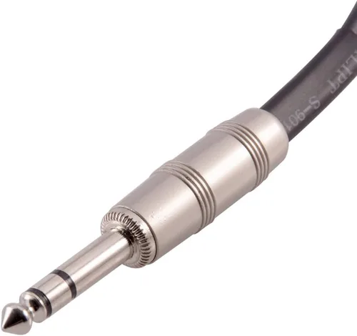 Miniatura 3 de Seismic Audio SA-Y83 3 pies 1/4" TRS macho a doble 1/4" TS Y cable divisor - Cable de interfaz