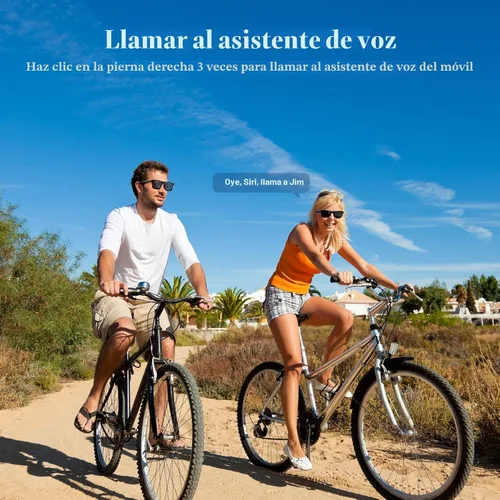 Miniatura 7 de Blackview Lentes inteligentes, lentes de sol polarizados Bluetooth con altavoz, control de voz, protección UV, lente de luz azul