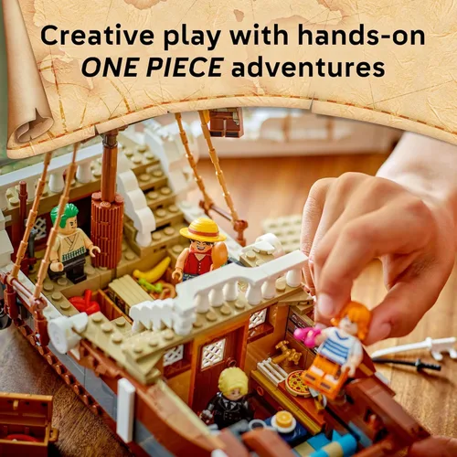 Miniatura 4 de Lego One Piece The Going Merry Pirate Ship Building Blocks – Juguete de aventura para niños y niñas, 10+ – figuras de juguete y juego para fanáticos