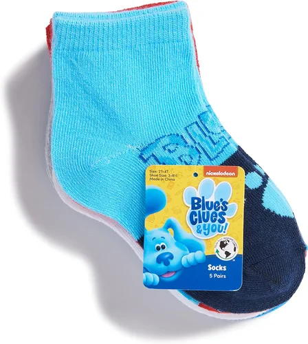 Miniatura 3 de Nickelodeon Paquete de 5 calcetines cortos para niñas Blues Clues You