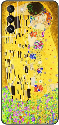 Miniatura 101 de Berkin Arts Funda compatible con Samsung Galaxy S22 Ultra, funda de silicona Art Nouveau Floral Flower (Clematis by Alphonse Mucha)