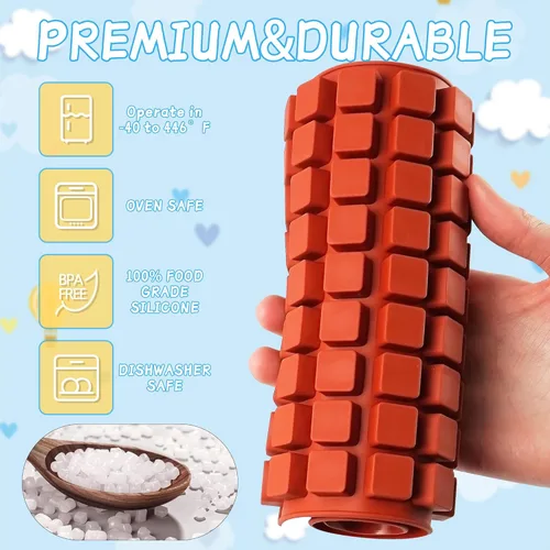 Miniatura 7 de 3 moldes cuadrados de silicona para caramelos, 126 cavidades, mini moldes cuadrados de silicona para caramelos, gomitas, chocolate, cubitos de hielo