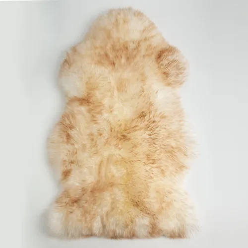 Miniatura 7 de HUAHOO Alfombra de oveja auténtica de alta calidad, piel de oveja australiana, esponjosa, de lujo, natural, de piel de cordero esponjosa