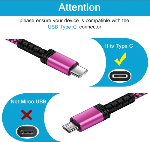 Miniatura 3 de Cable USB tipo C para iPhone 15 de carga rápida, cable USB A a USB C de 10 pies de largo de carga rápida para iPhone 17e 17 16 15 Pro Max Plus 16e