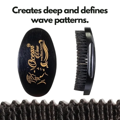 Miniatura 4 de OCEAN VIEW DEEP WAVES POMADE Cepillo ondulado 360 + grasa de ondas 360