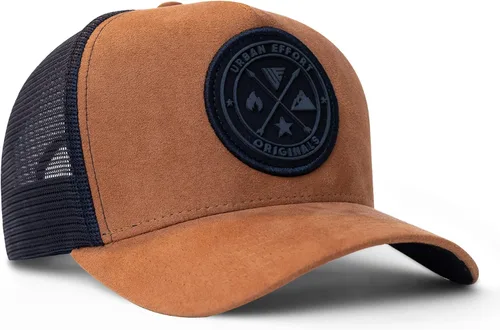 Miniatura 123 de Urban Effort Gorra trasera de malla, para hombres y mujeres, gorra de béisbol de 5 paneles, gran cierre a presión para caza y senderismo