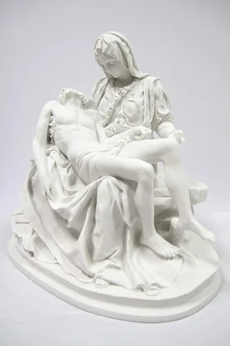 Miniatura 3 de Estatua católica de Pieta Michelangelo de 18 pulgadas Jesús María Vittoria Collection Made in Italy