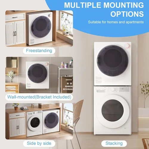 Miniatura 7 de Elevon QD-SUS-DRYER1-NEW1 Secadora de Ropa, Blanca