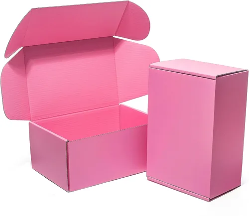 Miniatura 20 de Timirog Cajas de envío blancas 12x9x4" Paquete de 20 - Caja de correo de cartón corrugado para pequeñas empresas, suministros de embalaje
