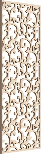 Miniatura 13 de Wheatland Paneles de pared decorativos de madera con calado, 9 3/8 pulgadas de ancho x 24 3/8 pulgadas de alto x 1/4 de alto, nogal