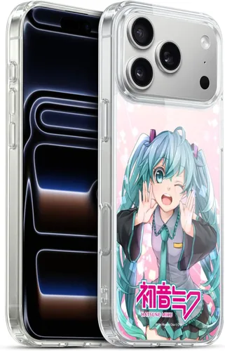 Miniatura 202 de Head Case Designs Licencia Oficial Hatsune Miku Gráficos Lindos Carcasa de Gel [Protección de Grado Militar] Compatible con Apple iPhone 7