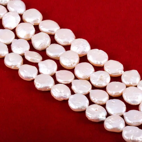 Miniatura 21 de Perlas Barrocas Naturales Irregulares Cultivadas en Agua Dulce Perla Suelta para Elaboración de Collares, Pendientes, Joyería para Mujeres DIY 36 cm