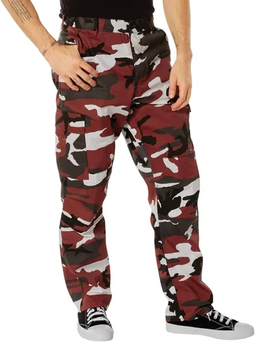 Miniatura 7 de Rothco - Pantalones tácticos de camuflaje estilo uniforme militar BDU, tipo cargo
