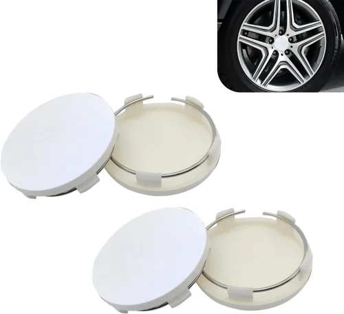 Miniatura 9 de 4 tapas centrales para cubo de rueda, 60MM/2.36In de diámetro exterior y 56MM/2.2In de diámetro interior, accesorios de tapacubos para llantas que