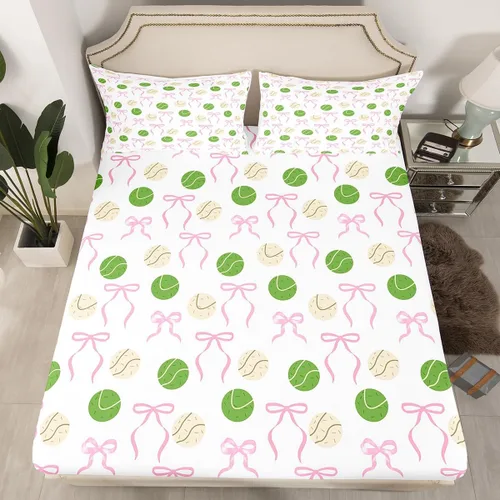 Miniatura 10 de Erosebridal Sábana bajera ajustable de moda de los años 90, tamaño individual para niños, adolescentes y adultos, sábanas de cama con cinta de radio
