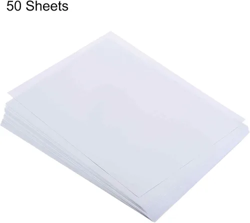 Miniatura 3 de MECCANIXITY 50 hojas de papel de copia a color de 8.3 x 11.7 pulgadas, papel de impresora de 2.82 oz/m², blanco para impresión de oficina, copia