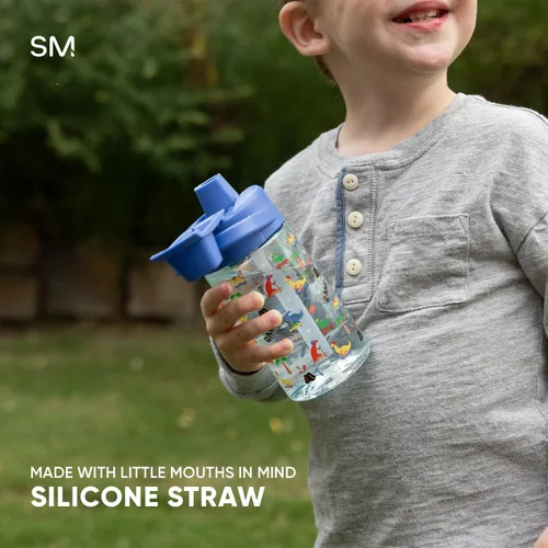 Miniatura 4 de Simple Modern Peppa Pig Botella de Agua Summit de Plástico Tritan para Niños 12 oz Taza Sin BPA con Tapa de Pajita Cubierta a Prueba de Fugas