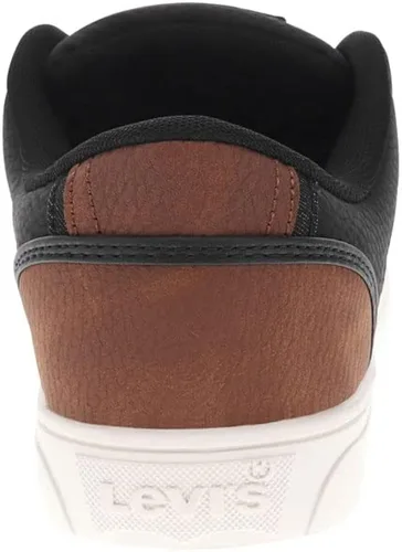 Miniatura 3 de Levi's Jeffrey Waxed NB - Tenis casuales para hombre, NegroBronceado