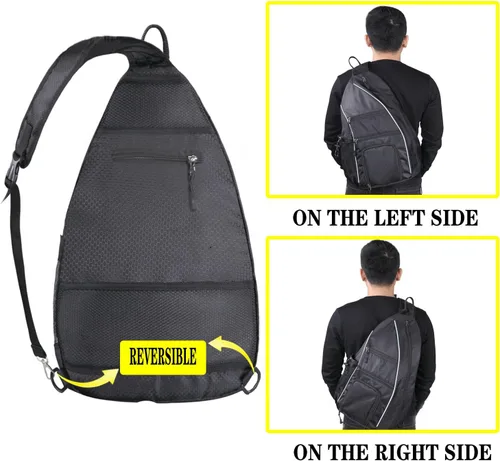 Miniatura 5 de Bolsa de pickleball – Bolsas de pickleball para mujeres y hombres – Mochila de pickleball – Estuche de viaje de pickleball para raqueta de tenis