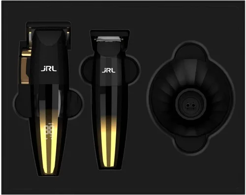 Miniatura 3 de Colección Limitada Oro JRL FF2020 - Combo de Recortadora y Cortadora FF2020 con Tecnología de Cuchilla Fresca para Aseo Masculino - Ambos