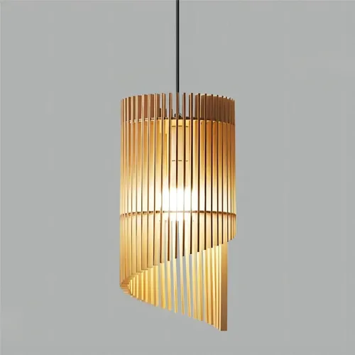 Miniatura 11 de LIGHTLAND Luces colgantes rústicas de bambú, 12 pulgadas, paquete de 3 para comedor, sala de té zen, estilo retro