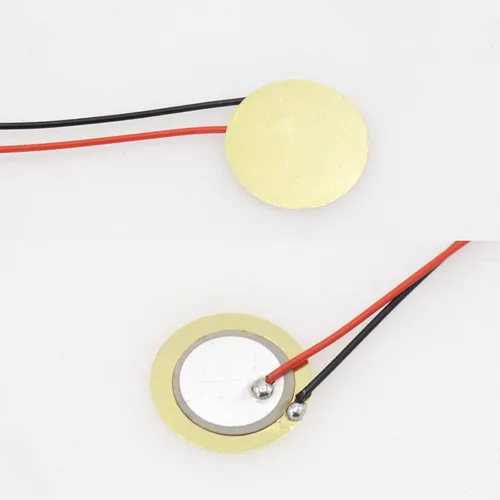 Miniatura 4 de Paquete de 20 Discos Piezoeléctricos, Discos Piezoeléctricos de 20mm Transductor con Cables de 3.94 pulgadas, Micrófono de Contacto Acústico