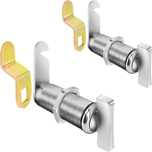 Miniatura 14 de Cerradura de Leva Excéntrica Operada con el Pulgar, Cerraduras de Almacenamiento para RV de 1-3/8", 5 Piezas de Cerraduras para Gabinete, 5 Piezas