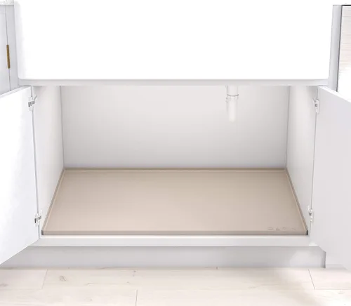 Miniatura 2 de BASIN - Tapete debajo del fregadero para baño - Las alfombrillas originales de silicona para debajo del fregadero para baño impermeables - Bandeja